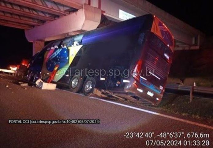 Acidente com ônibus no interior de SP mata 10 pessoas e fere 42